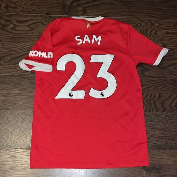 Red adidas Manchester United Soccer Jersey ⚽️ Team Viewer M FA 🏆 champions - Picture 3 of 3